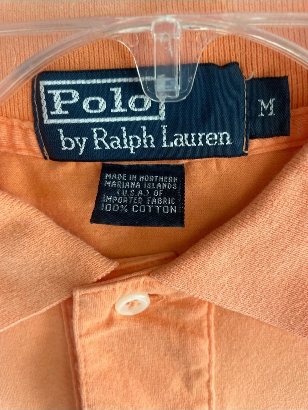 Polo by Ralph Lauren Orange Short-Sleeve Polo with Blue Pony